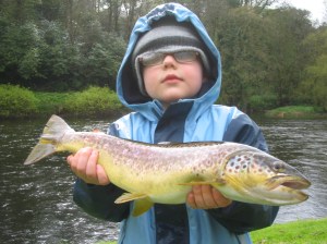 Luke with a Blackwater Trout