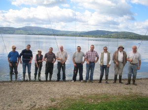 Casting tuition on Lough Derg